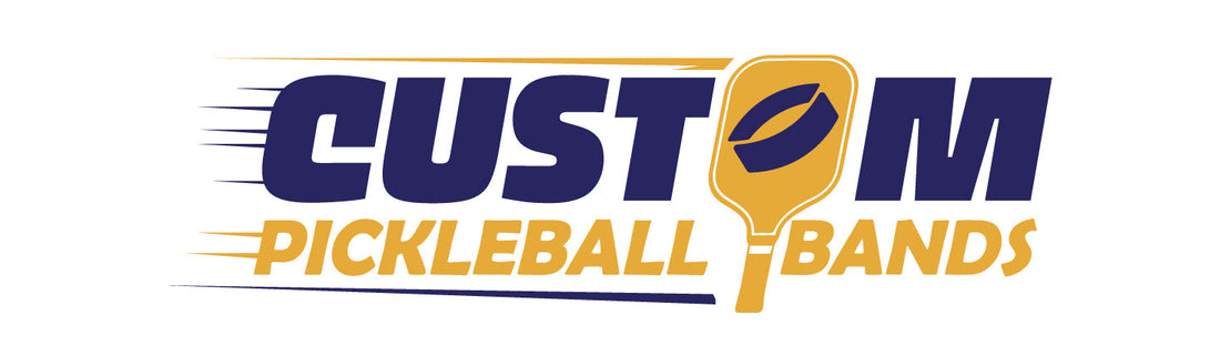 Custom pickleball paddle bands and accessories – personalized no-logo paddle ID grips, silicone name bands, and pickleball gift ideas for players, teams, and tournaments. Perfect for league gear, team swag, and USA-made paddle customization for all skill 