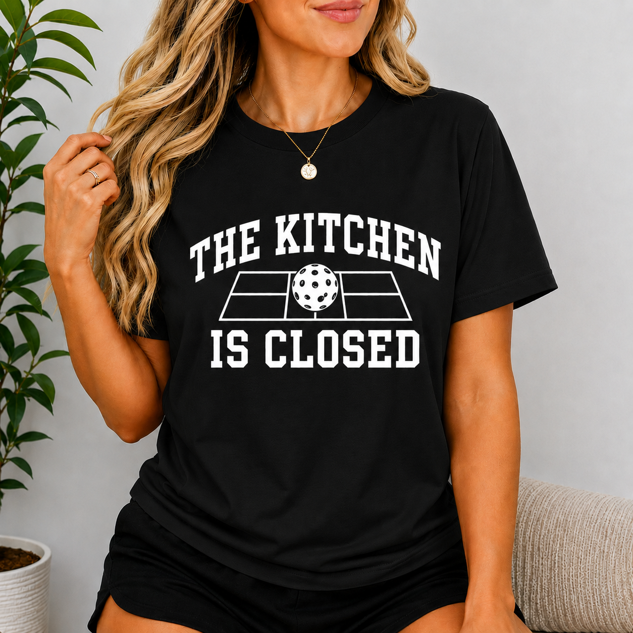 The Kitchen Is Closed Pickleball T-Shirt