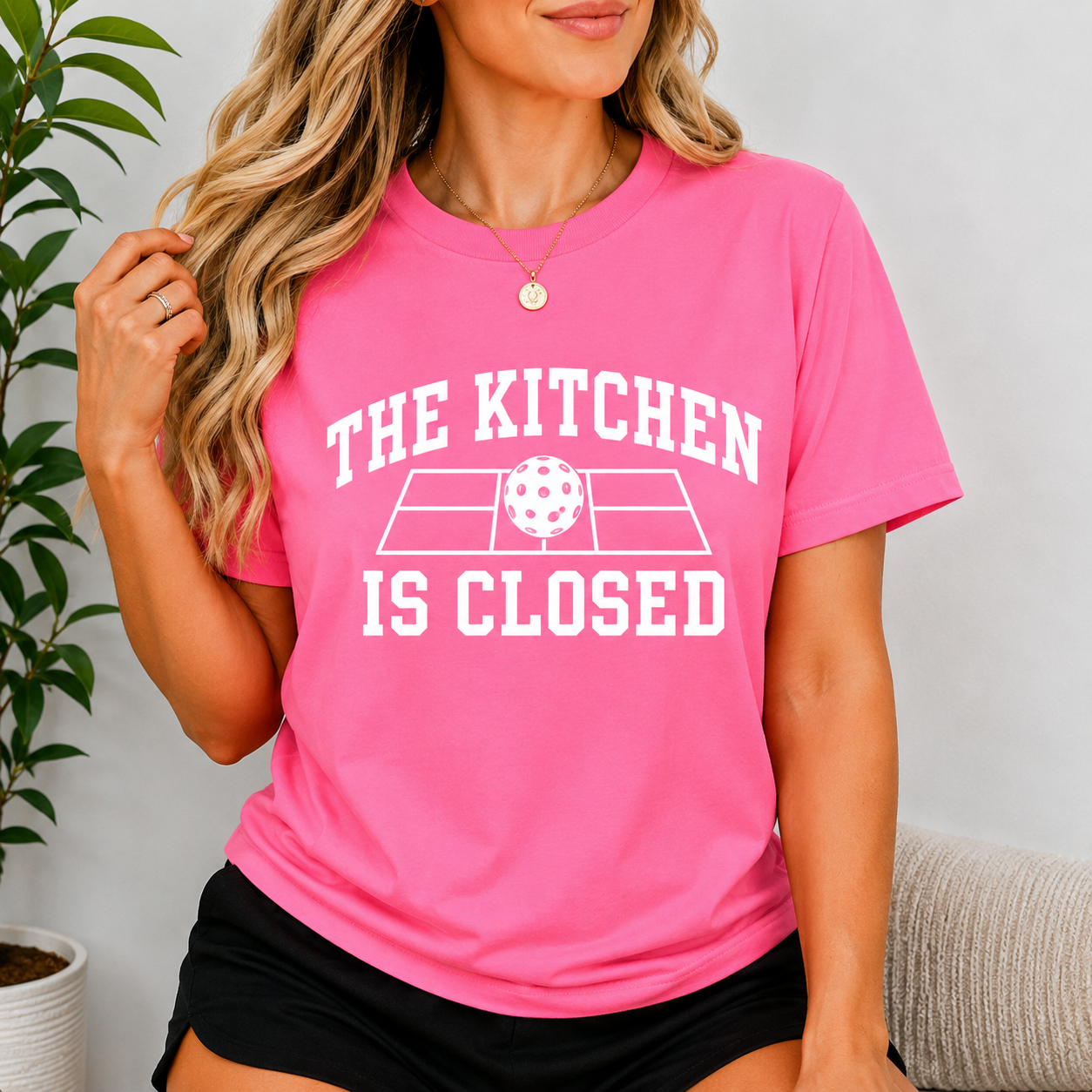 The Kitchen Is Closed Pickleball T-Shirt