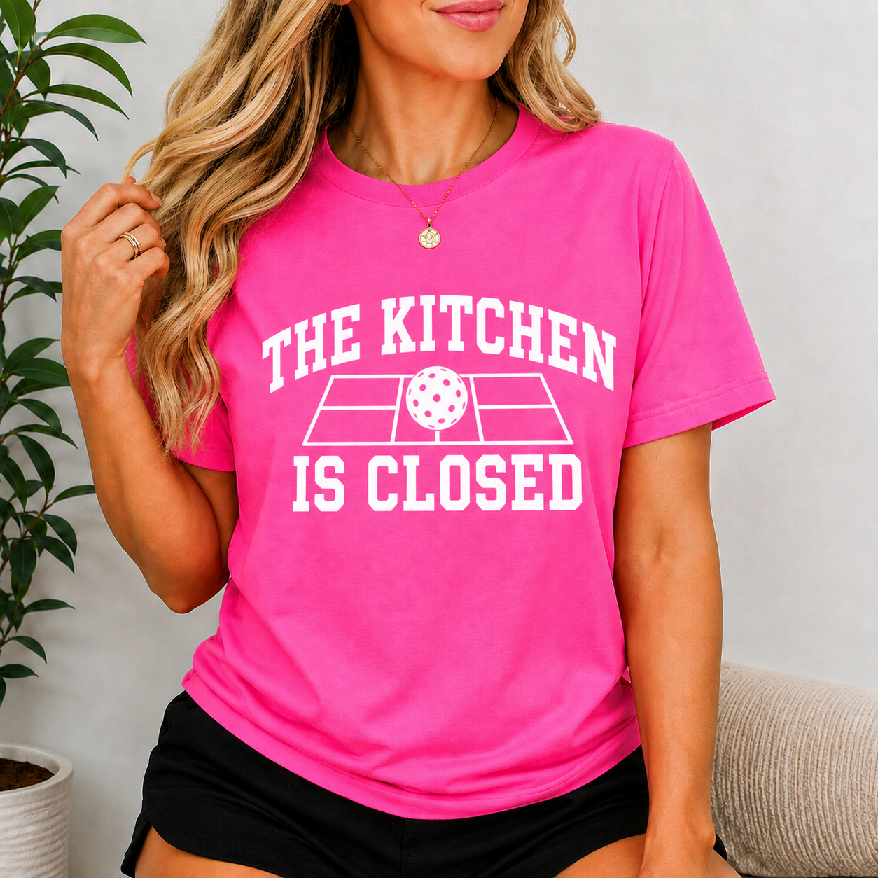 The Kitchen Is Closed Pickleball T-Shirt