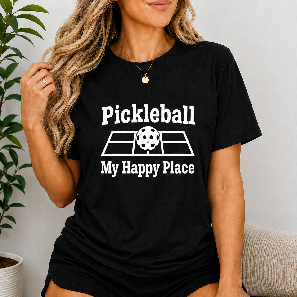 Pickleball Is My Happy Place T-Shirt