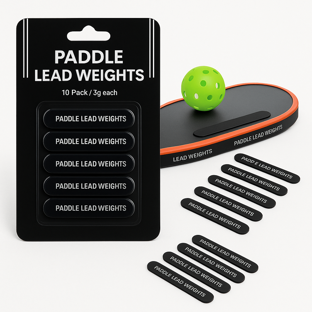 PowerStrip Pickleball Lead Tape (4 Pack) – 3g Weight Boosters